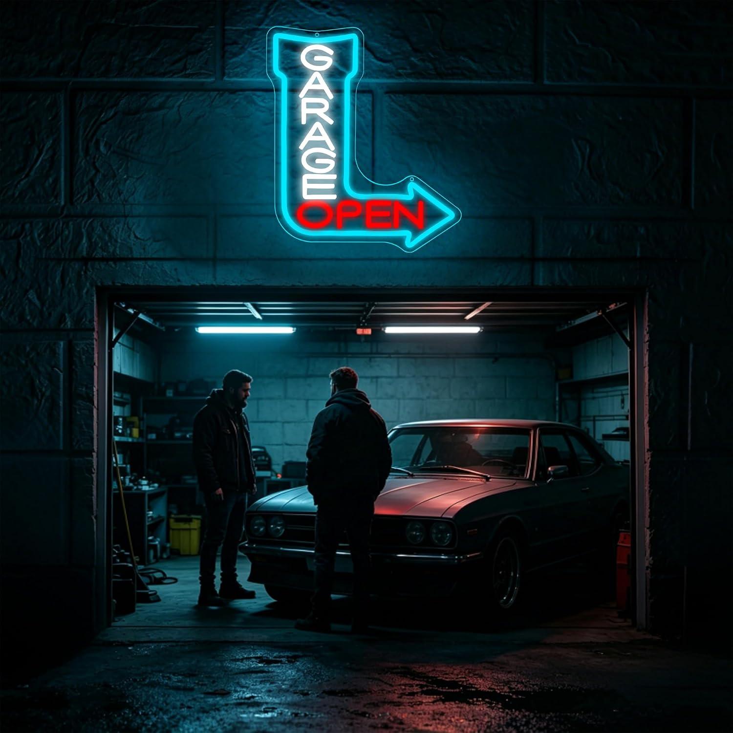Insegna al Neon a Freccia Aper - Auto Repair Shop Open recensione e prezzo